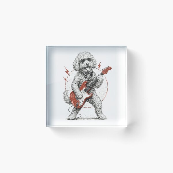 Item preview, Rock Goldendoodle Dog designed and sold by zoes-ink.