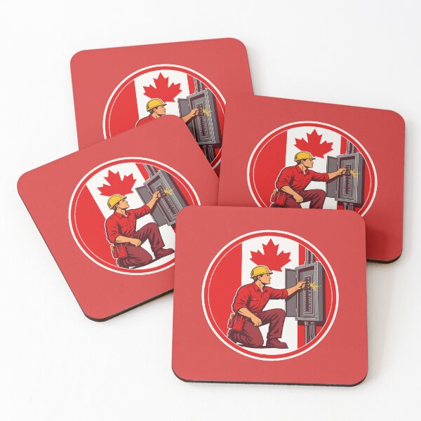 Item preview, Canadian Electrician CANADA Flag Icon designed and sold by soondoock.