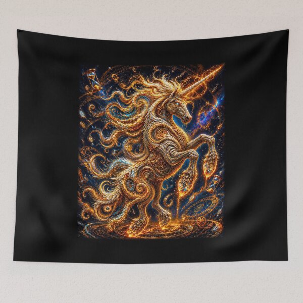 Item preview, ⚡ ELEMENTAL UNICORNS COLLECTION - TIME designed and sold by WheelieGdArt.