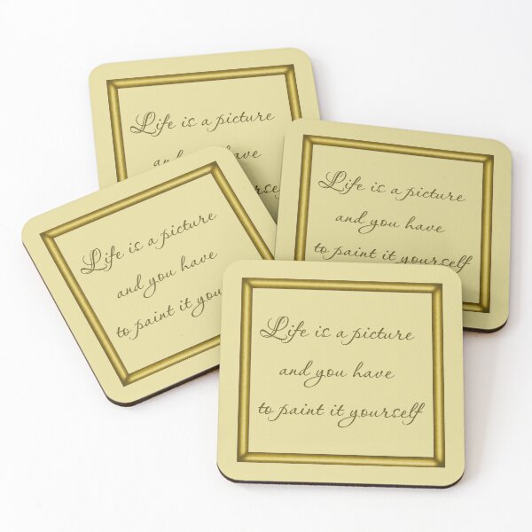 Item preview, Inscription "Life is a picture" in a frame designed and sold by Cherevan.