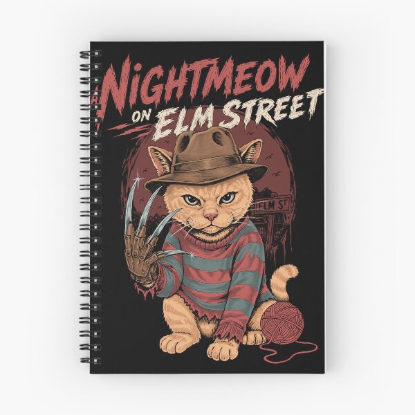 Item preview, Nightmeow on elm street designed and sold by fathi Illustration.