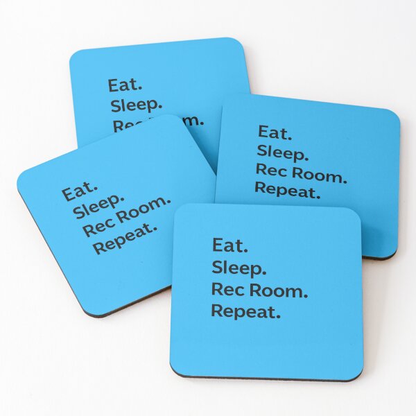 Item preview, Eat Sleep Rec Room Repeat | Funny Rec Room Gamer VR Gaming Virtual Reality Sticker designed and sold by mocci10.