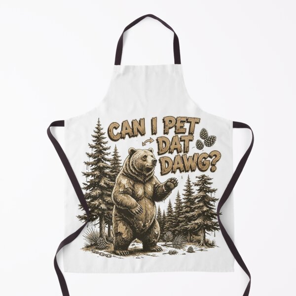 Item preview, Can I Pet Dat Dawg Hiker Animal Lover Funny Bear Meme Vintage designed and sold by CF_VintageDesign.