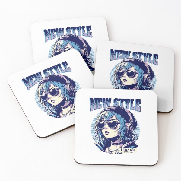 Item preview, New Style Anime Girl With Headphones designed and sold by SpotWarehouse.