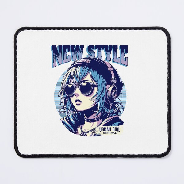 Item preview, New Style Anime Girl With Headphones designed and sold by SpotWarehouse.
