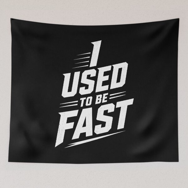 Item preview, I Used to Be Fast designed and sold by zoes-ink.