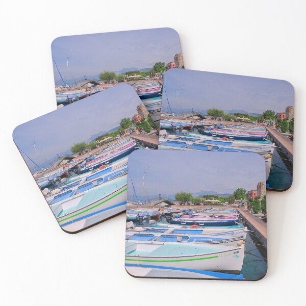 Item preview, Colourful Boats at Bardolino Marina on Lake Garda designed and sold by Violaman.