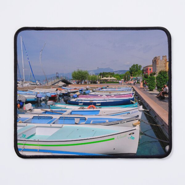 Item preview, Colourful Boats at Bardolino Marina on Lake Garda designed and sold by Violaman.