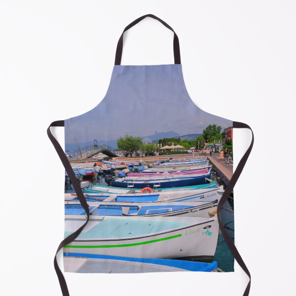 Item preview, Colourful Boats at Bardolino Marina on Lake Garda designed and sold by Violaman.