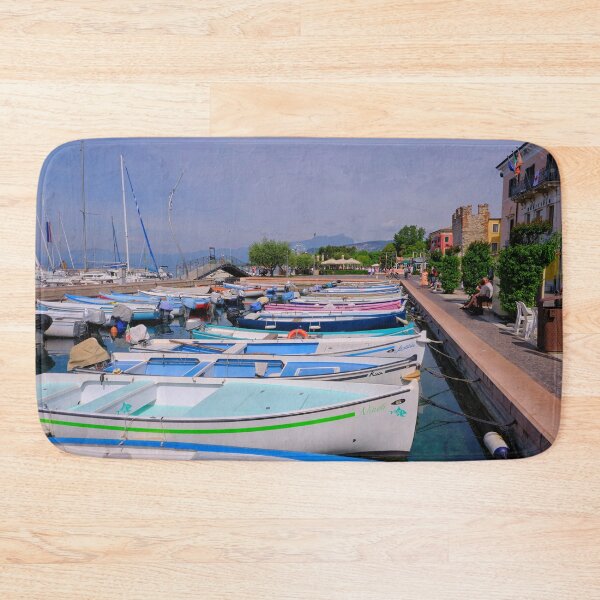 Item preview, Colourful Boats at Bardolino Marina on Lake Garda designed and sold by Violaman.