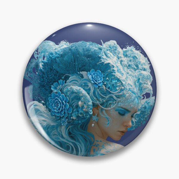 Item preview,  Ocean Goddess of the Coral Reef designed and sold by MythicMood.