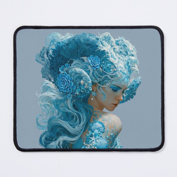 Item preview, Ocean Goddess of the Coral Reef designed and sold by MythicMood.