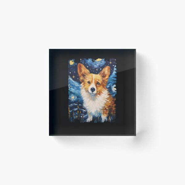 Item preview, Funny Corgi Starry Night Illustration Mom Dad Kids designed and sold by rafaeltto.