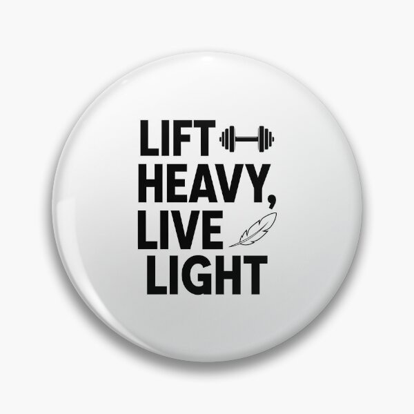 Item preview, Lift Heavy Live Light – Humorous & Motivational Fitness Design for Gym Enthusiasts designed and sold by Magraphx.