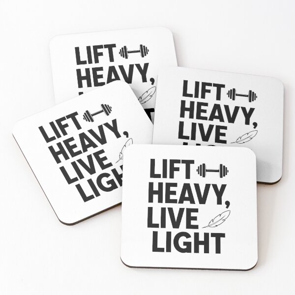 Item preview, Lift Heavy Live Light – Humorous & Motivational Fitness Design for Gym Enthusiasts designed and sold by Magraphx.