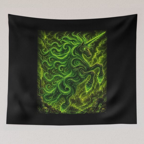 Item preview, ⚡ ELEMENTAL UNICORNS COLLECTION - TOXIC designed and sold by WheelieGdArt.