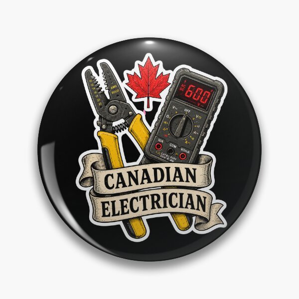 Item preview, Canadian Electrician CANADA Flag Icon designed and sold by soondoock.