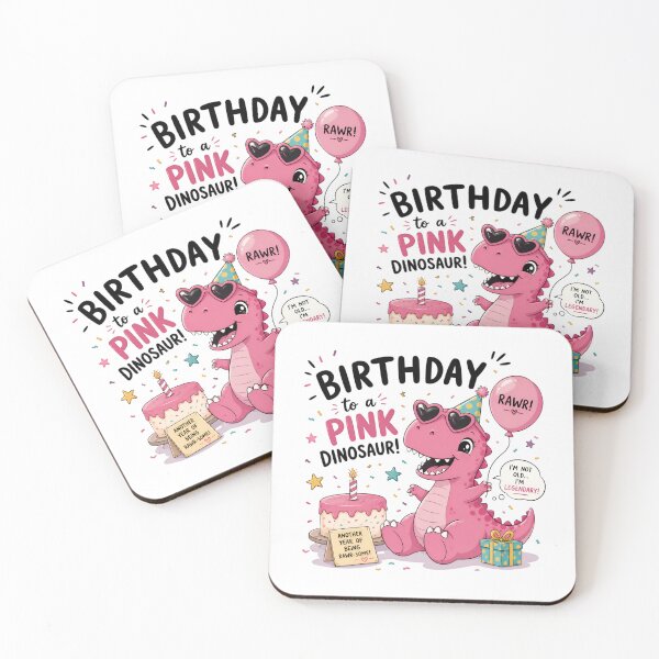 Item preview, Pink Dinosaur Birthday Party Invitation | Funny Girl Dino Birthday Celebration designed and sold by Celebrate & Sparkle.