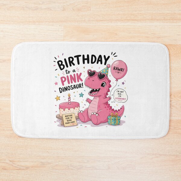 Item preview, Pink Dinosaur Birthday Party Invitation | Funny Girl Dino Birthday Celebration designed and sold by Celebrate & Sparkle.