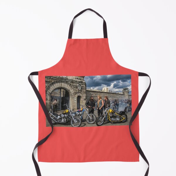 Item preview, BIKERS AWAIT THE RELEASE OF A MEMBER FOLSOM PRISON CALIFORNIA 60S designed and sold by VERYOLDROAD BY AXTON BROWNING .