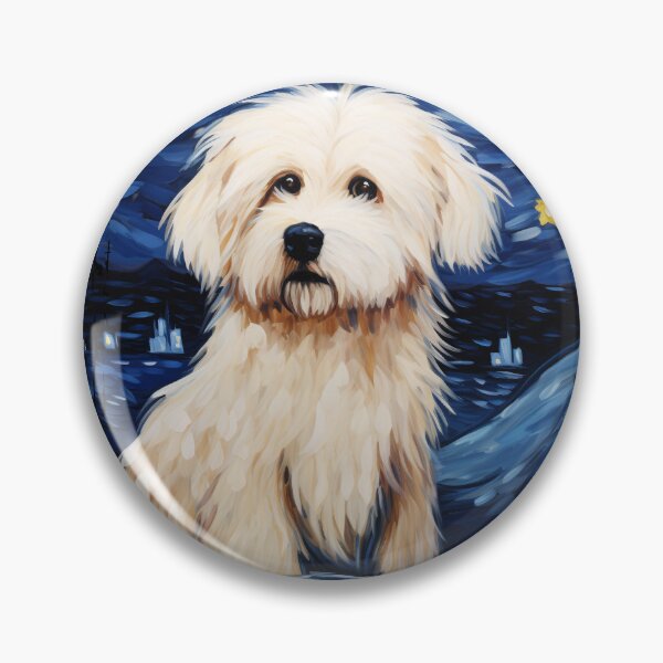 Item preview, Funny Coton de Tulear Starry Night Illustration Mom Dad Kids designed and sold by rafaeltto.
