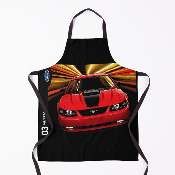 Item preview, 2003 Ford Mustang Mach 1 – Red New Edge Shaker Hood Muscle Car Art designed and sold by Stinky Lincy's Apparel Company.
