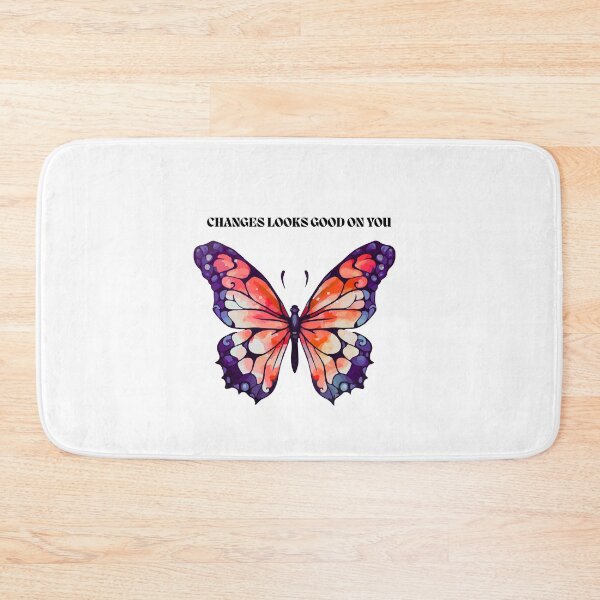Item preview, Colorful Butterfly Sticker | Changes Looks Good On You Quote Design designed and sold by Pandey14.