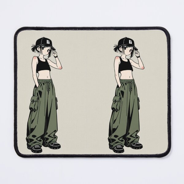 Item preview, Fashion - style woman crop cargo designed and sold by AnimeShin.