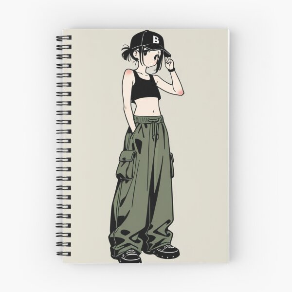 Item preview, Fashion - style woman crop cargo designed and sold by AnimeShin.