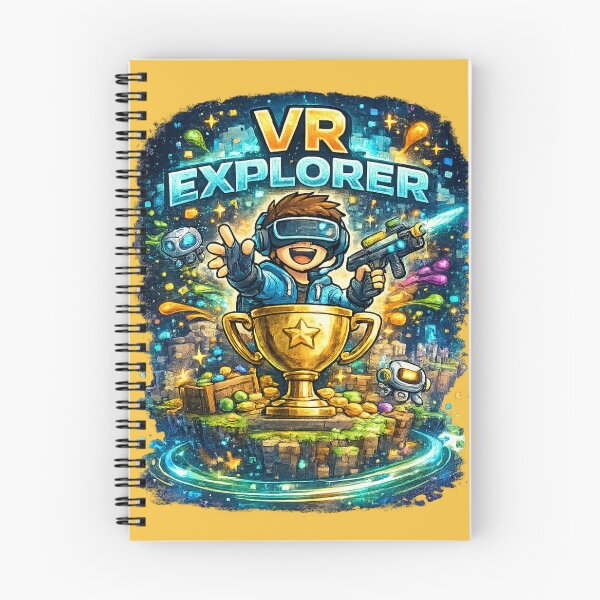 Item preview, VR Explorer Rec Room Gamer Trophy | Virtual Reality Quest Adventure Paintball & Dodgeball Champion designed and sold by mocci10.