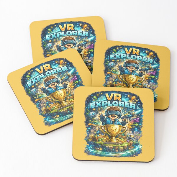 Item preview, VR Explorer Rec Room Gamer Trophy | Virtual Reality Quest Adventure Paintball & Dodgeball Champion designed and sold by mocci10.