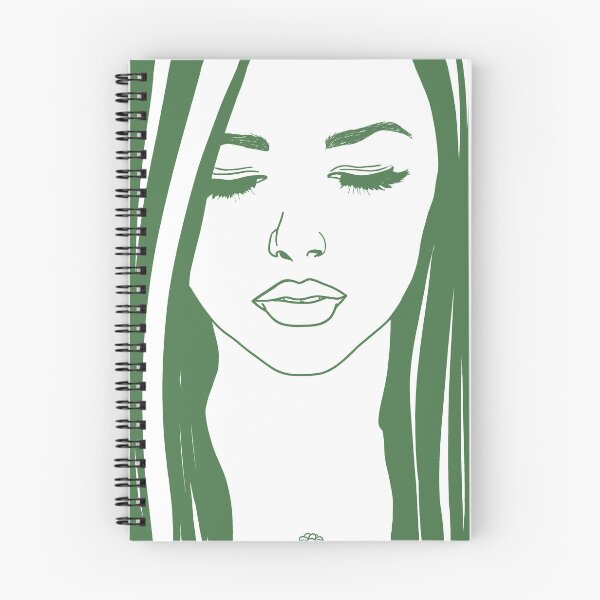 Item preview, Pensive Green Portrait designed and sold by GENEST-V.
