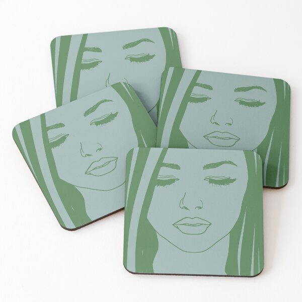 Item preview, Pensive Green Portrait designed and sold by GENEST-V.