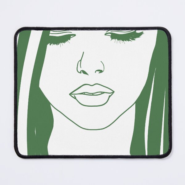 Item preview, Pensive Green Portrait designed and sold by GENEST-V.