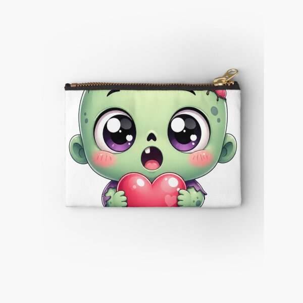 Item preview, cute zombie holding a red heart designed and sold by pictranoosa.