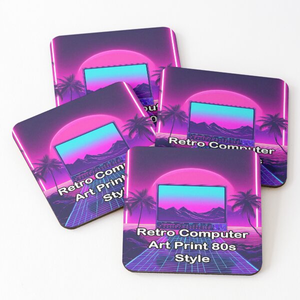 Item preview, Retro Computer Art 80s Synthwave designed and sold by RCanumCo.