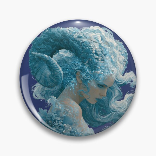 Item preview, Coral Ram Goddess of the Deep designed and sold by MythicMood.