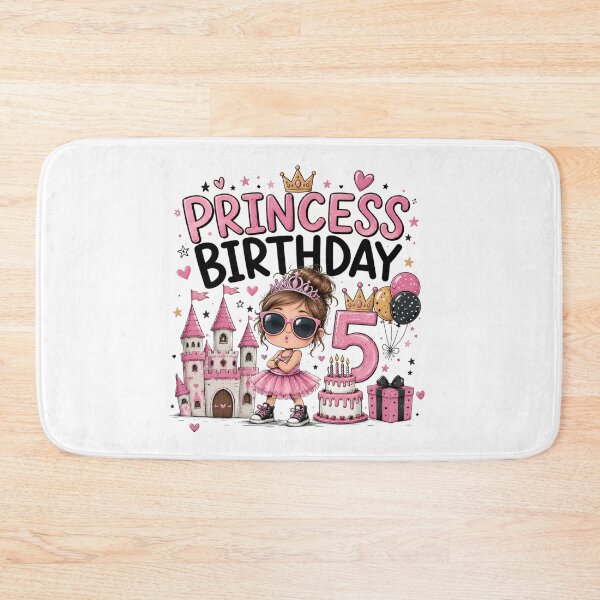 Item preview, Funny Princess Birthday Girl Shirt – Sassy 5 Year Old Queen Party Design designed and sold by Celebrate & Sparkle.