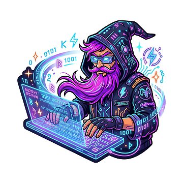 Artwork thumbnail, The Code Wizard: Cybermage by mancikart