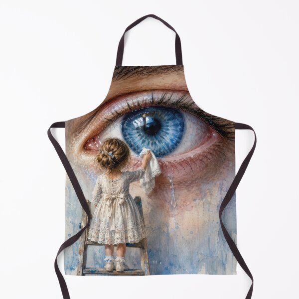 Item preview, Little Girl Wiping Tears Away designed and sold by Maria Dryfhout.