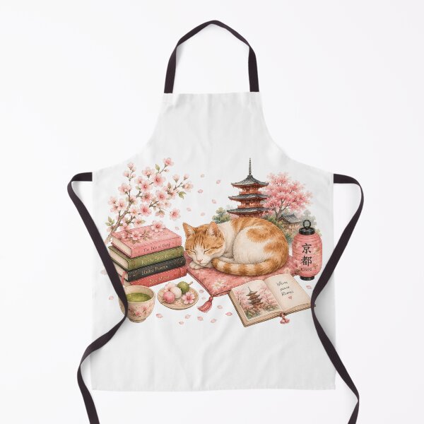 Item preview, Kyoto Cat Sleeping designed and sold by StrawberryStudio.