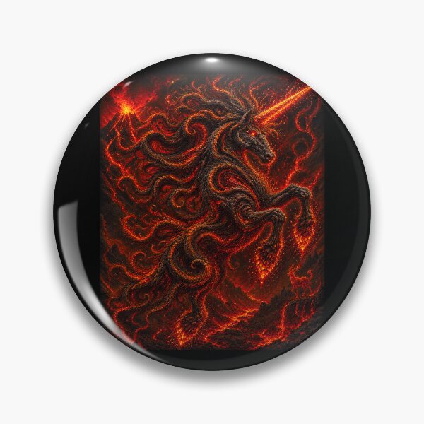 Item preview, ⚡ ELEMENTAL UNICORNS COLLECTION - VOLCANIC designed and sold by WheelieGdArt.