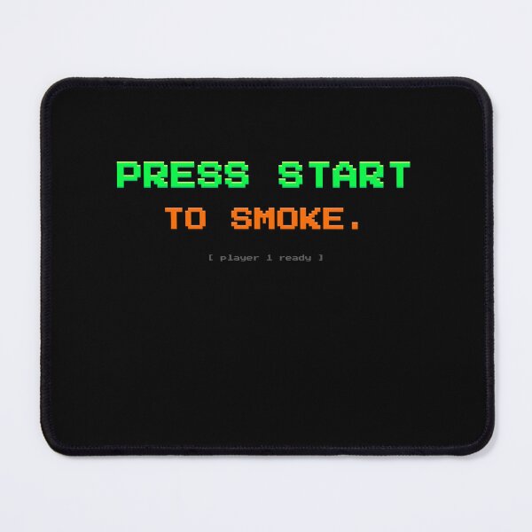 Item preview, Press Start To Smoke Retro Gamer designed and sold by SmokBreakStudio.