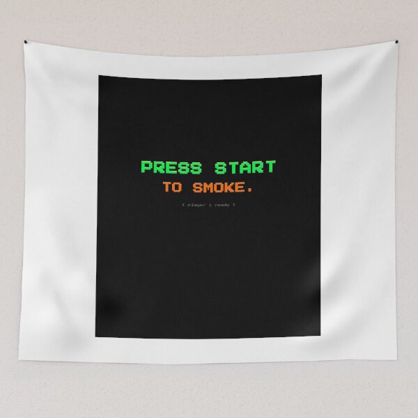 Item preview, Press Start To Smoke Retro Gamer designed and sold by SmokBreakStudio.