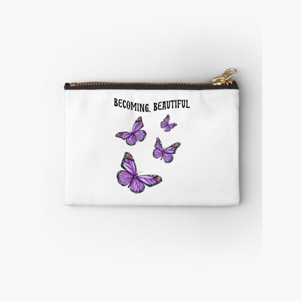 Item preview, urple Butterfly Transformation Sticker | Becoming Beautiful Inspirational Design designed and sold by Pandey14.