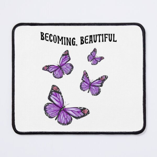 Item preview, urple Butterfly Transformation Sticker | Becoming Beautiful Inspirational Design designed and sold by Pandey14.