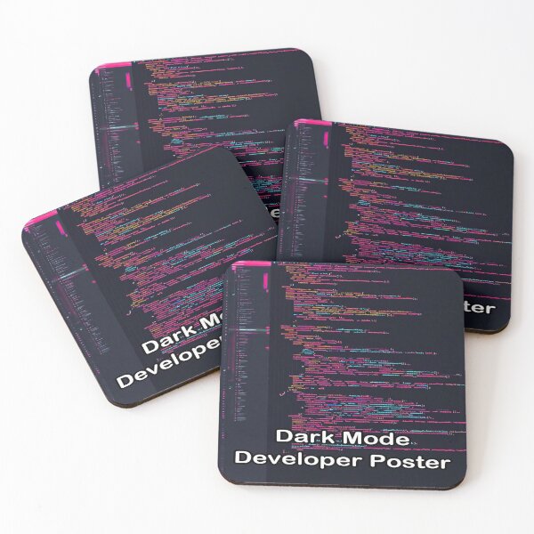 Item preview, Dark Mode Developer Poster designed and sold by RCanumCo.