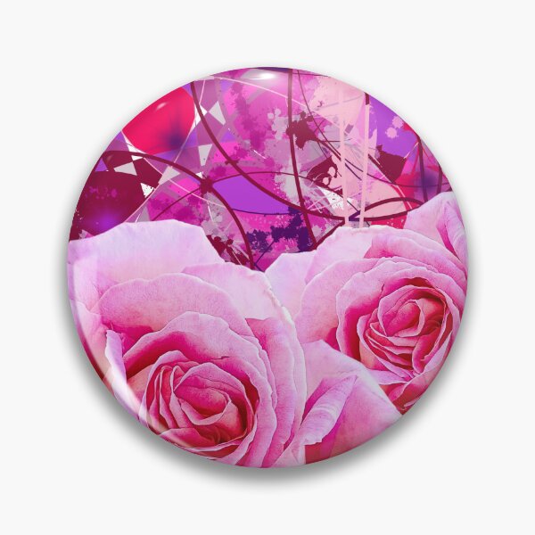 Item preview, Peeky Roses Splatter Paint Abstract Digital Art designed and sold by RAHKELROYSUM.