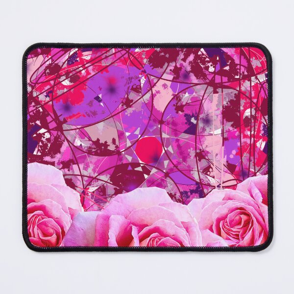 Item preview, Peeky Roses Splatter Paint Abstract Digital Art designed and sold by RAHKELROYSUM.