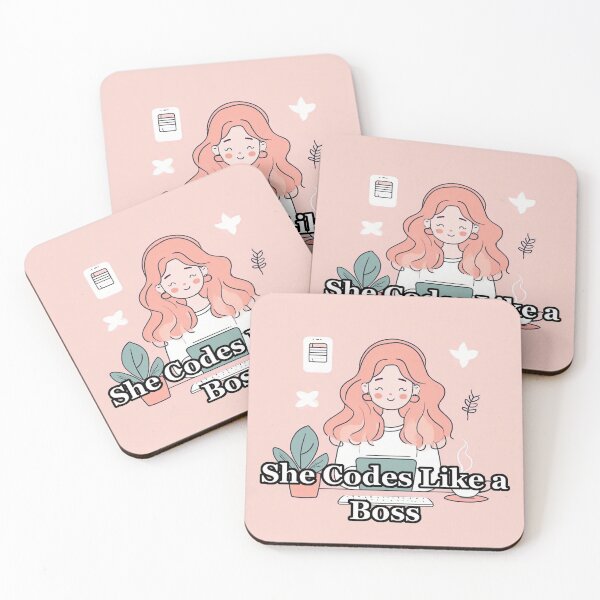 Item preview, She Codes Like a Boss designed and sold by RCanumCo.